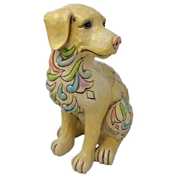 Jim Shore Yellow Labrador Retriever 10" Constance 2011 Outdoor Living Collection - Picture 3 of 14